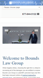 Mobile Screenshot of boundslawgroup.com